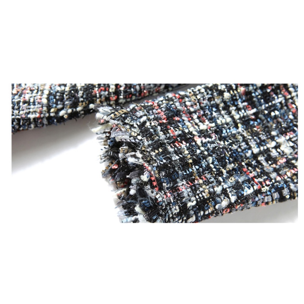 FINAL SALE! Rainbow tweed blazer w/ pearl buttons - Picture 14 of 15